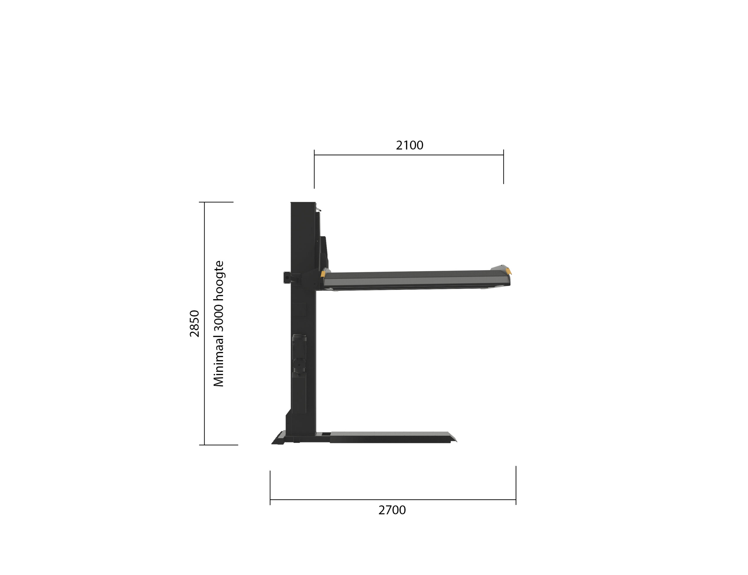 afmetingen 1 kolom front maten