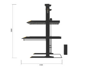 CLT Holland_Upparker 2 Kolom Triple_Side + Maten